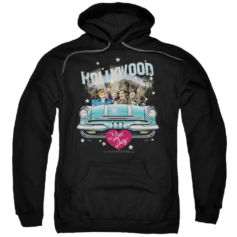 I Love Lucy Hollywood Road Trip Pullover Hoodie Chunky Knit Pullover