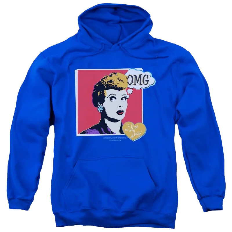 I Love Lucy I Love Worhol Omg Pullover Hoodie Surplice Neck Pullover