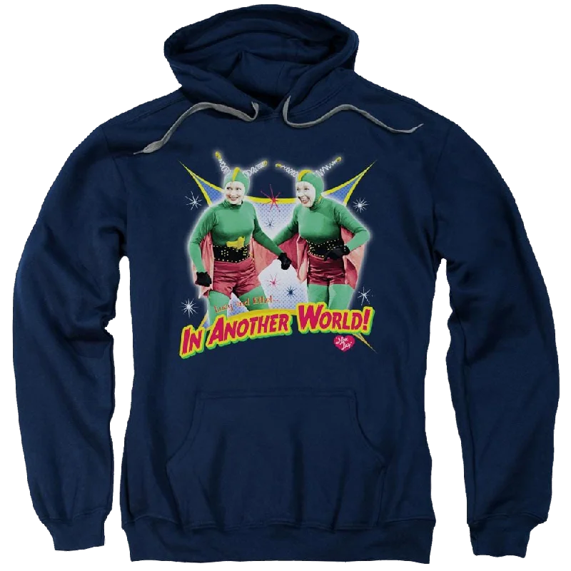 I Love Lucy In Another World Pullover Hoodie Square Neck Pullover