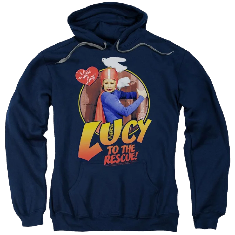 I Love Lucy To The Rescue Pullover Hoodie Sabrina Neck Pullover