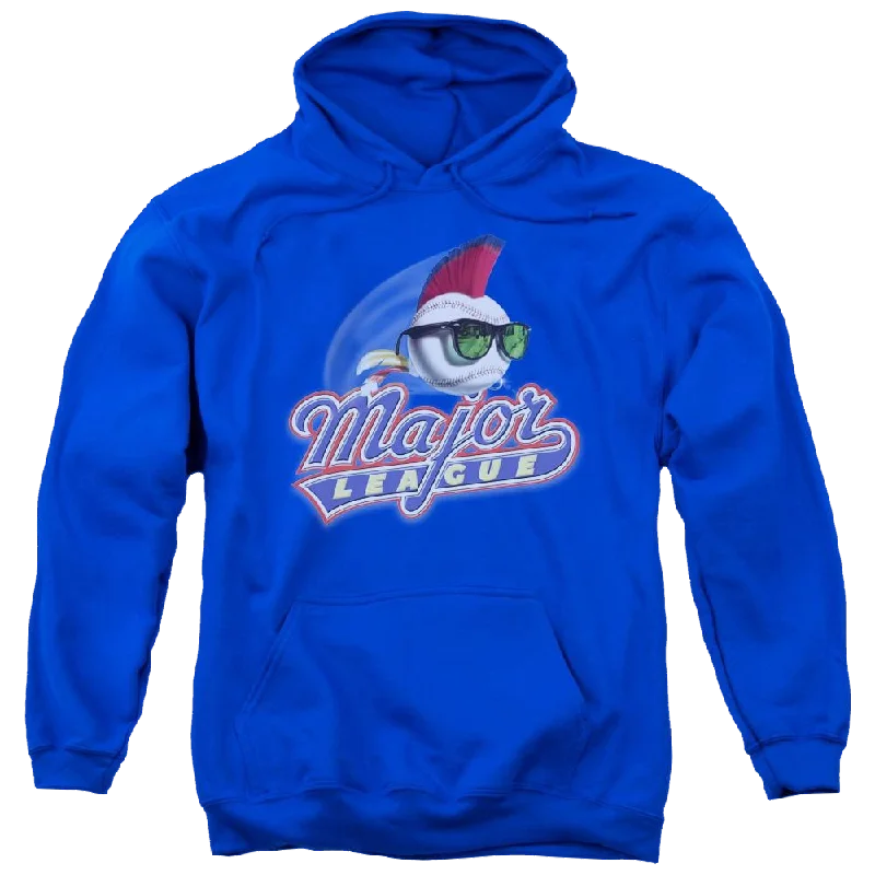 Major League Title Pullover Hoodie Polo Neck Sweater