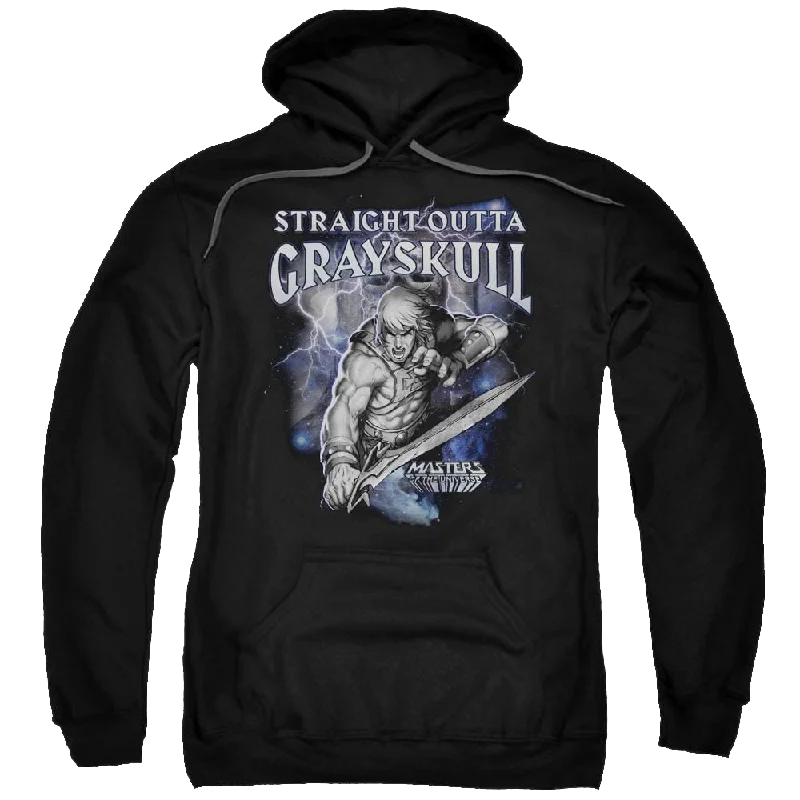 Masters of the Universe Straight Outta Grayskull Pullover Hoodie Kimono Neck Pullover