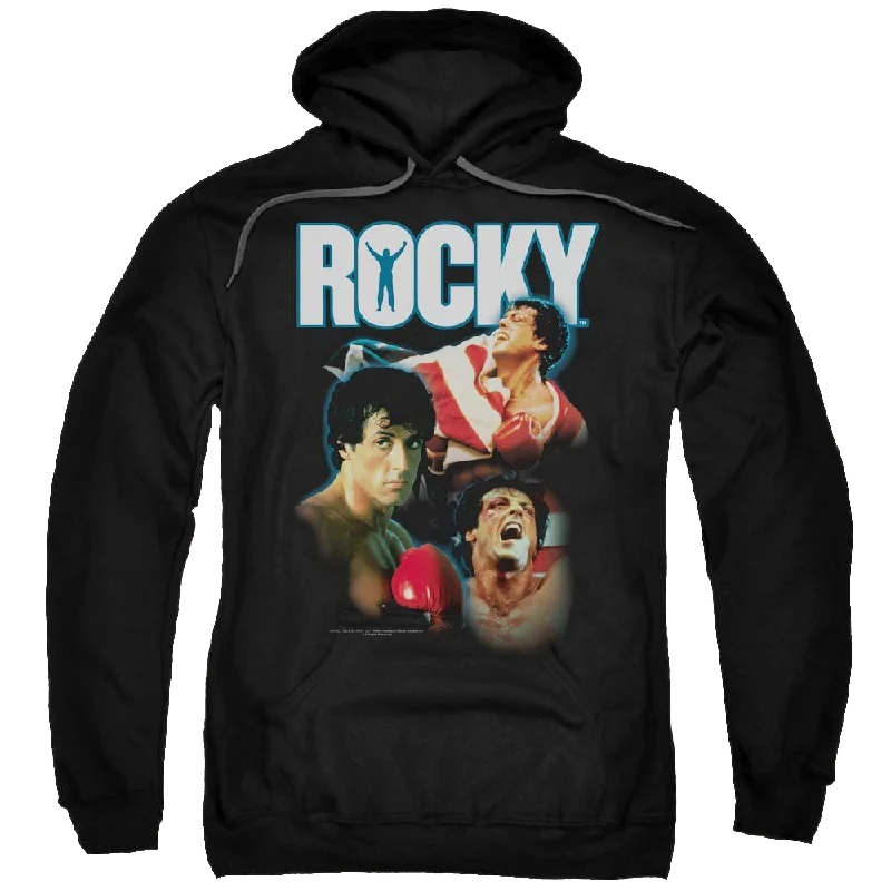Rocky I Did It Pullover Hoodie Deep Neck Pullover