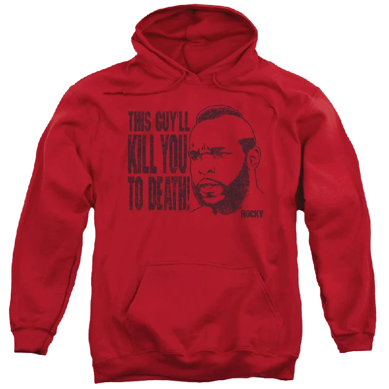 Rocky III Kill You To Death Pullover Hoodie Boxy Neck Sweater