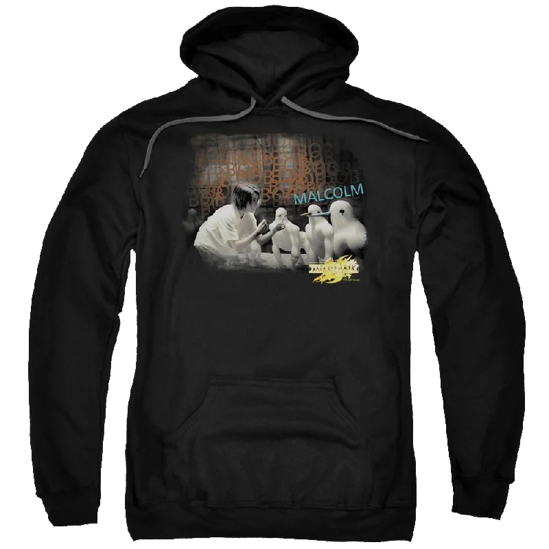 Mirrormask Bob Malcolm Pullover Hoodie Asymmetrical Neck Pullover