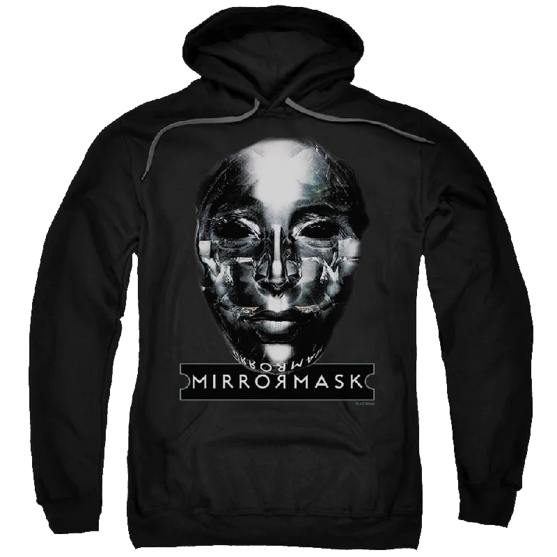 Mirrormask Mask Pullover Hoodie Wide Sleeve Pullover