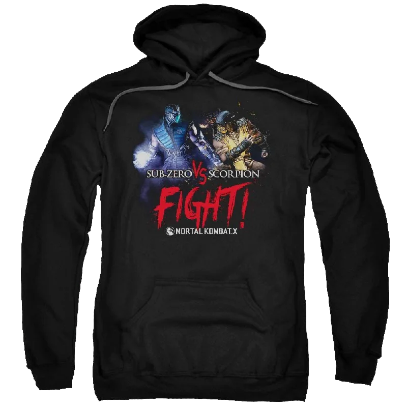 Mortal Kombat Fight Pullover Hoodie Set Sleeve Pullover