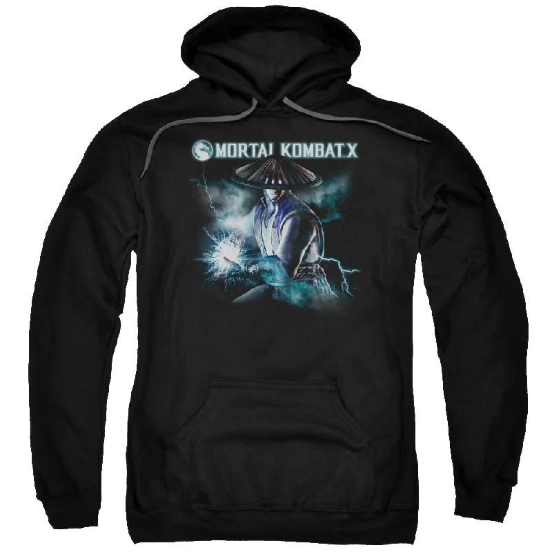 Mortal Kombat Raiden Pullover Hoodie Puff Sleeve Stylish