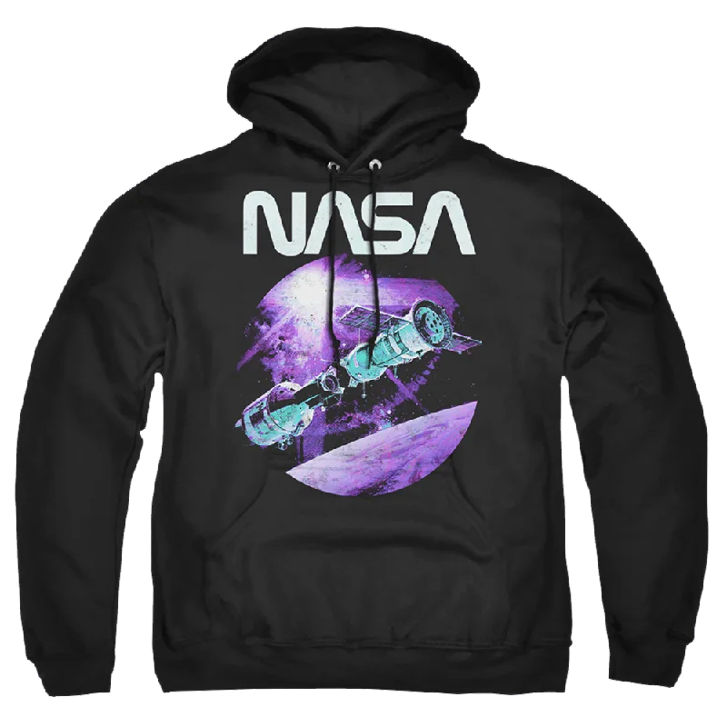 NASA Come Together Pullover Hoodie Lantern Sleeve Elegant