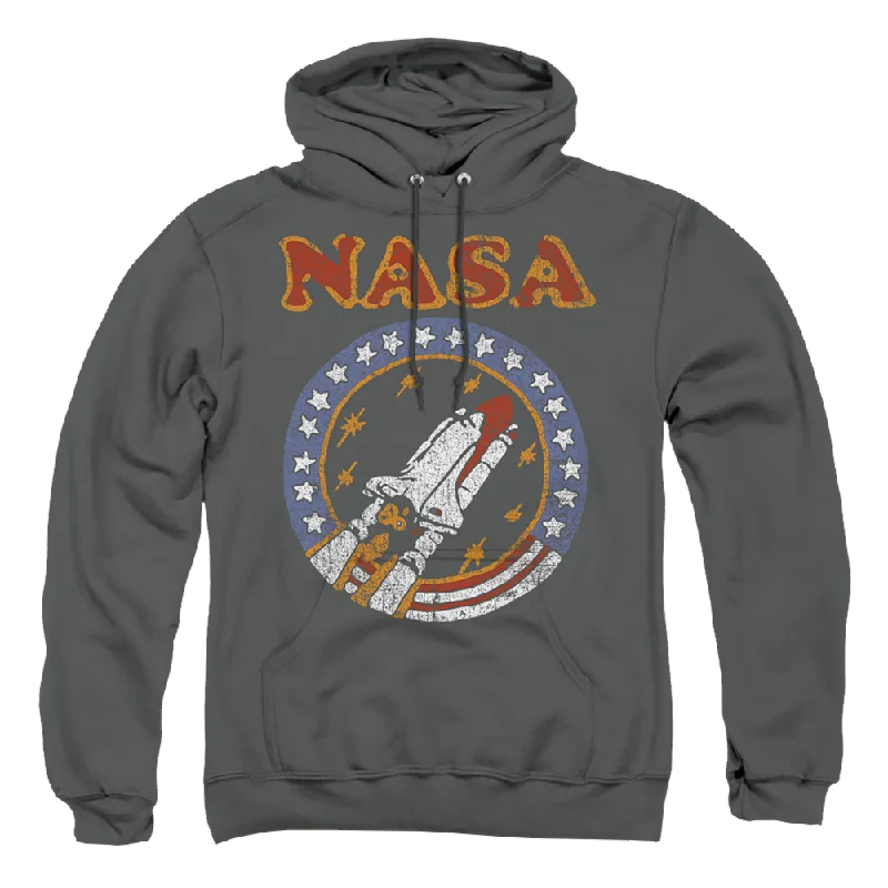NASA Retro Shuttle Pullover Hoodie Flare Sleeve Stylish