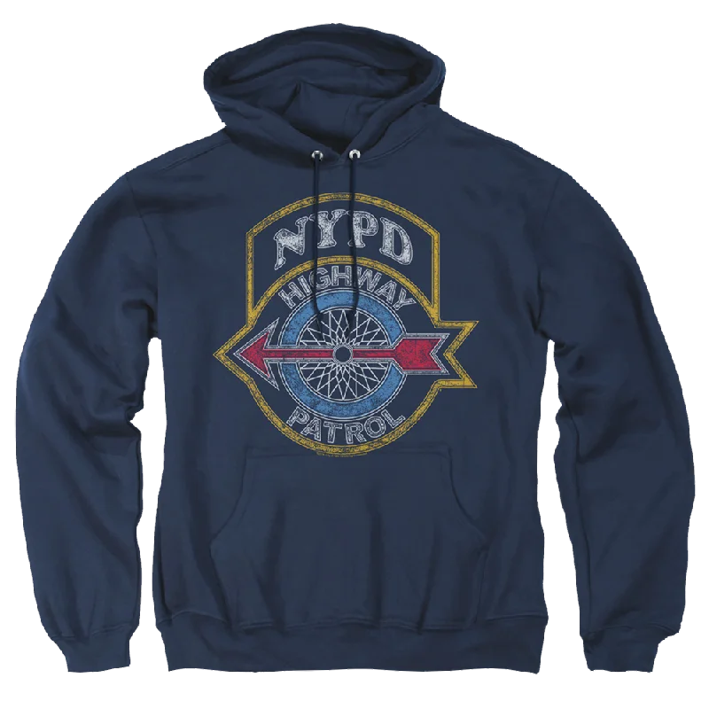 New York City Highway Patrol Pullover Hoodie dolman Sleeve Top