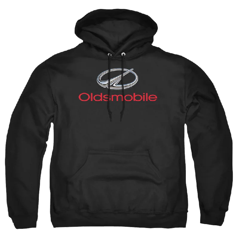 Oldsmobile Modern Logo Pullover Hoodie Chenille Soft Sweater