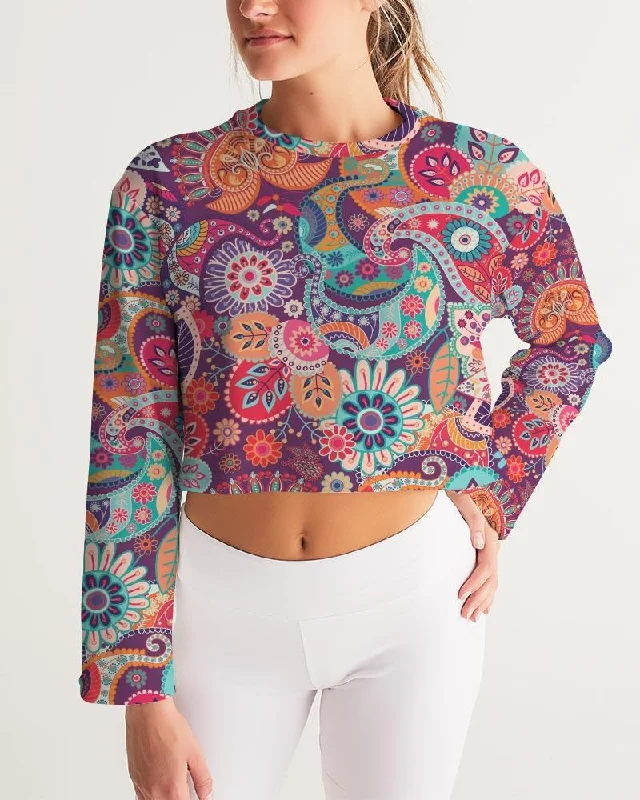 Peex Cropped Pullover Jewel Neck Pullover