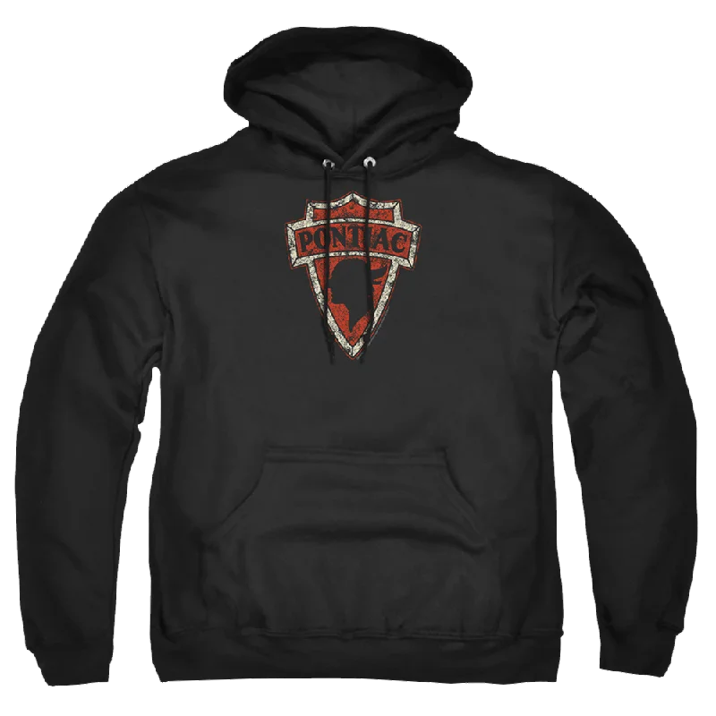 Pontiac Early Pontiac Arrowhead Pullover Hoodie Textured Knit Design