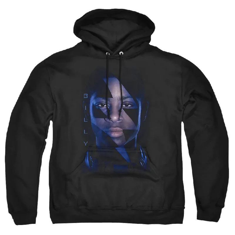 Power Rangers Billy Bolt Pullover Hoodie Cable Knit Chunky