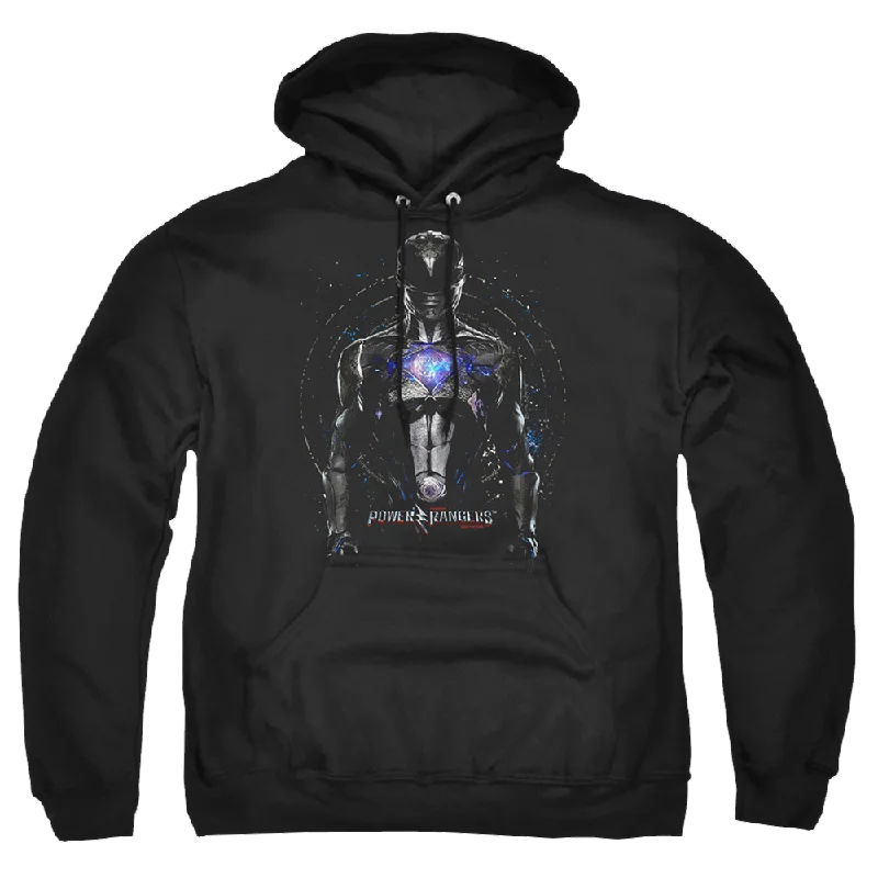 Power Rangers Black Ranger Pullover Hoodie Soft Wool Sweater