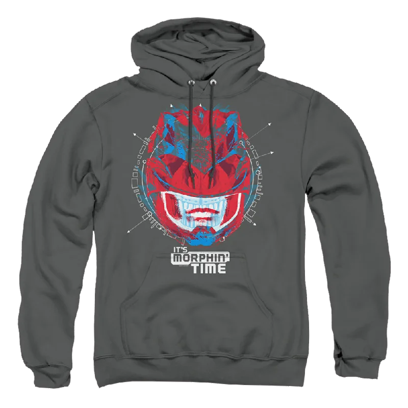 Power Rangers Its Morphin Time Pullover Hoodie Sabrina Neck Pullover