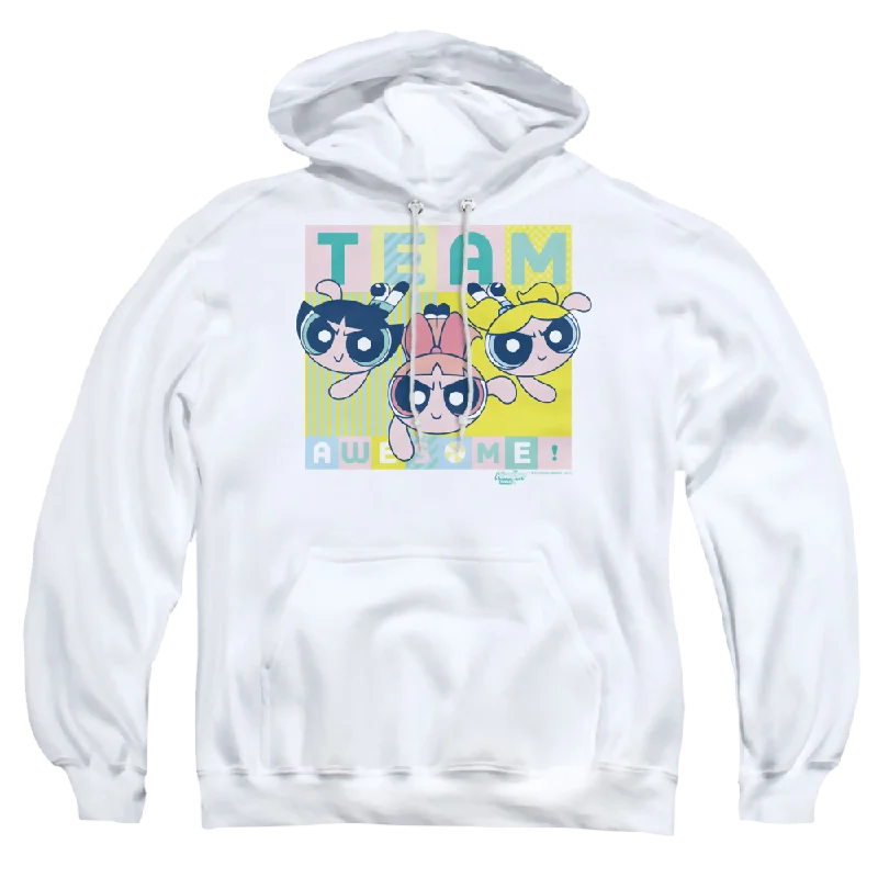 Powerpuff Girls Awesome Block Pullover Hoodie V-Neck Stylish Pullover