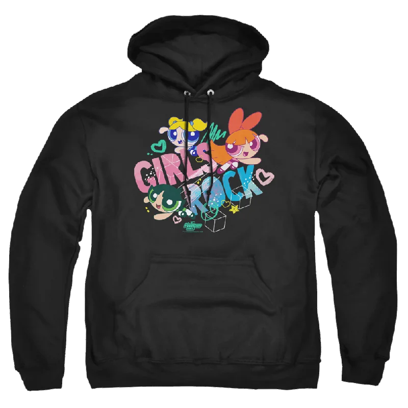 Powerpuff Girls Girls Rock Pullover Hoodie Turtleneck Warm Pullover