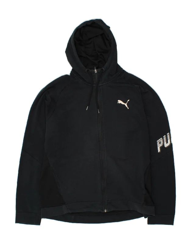 PUMA Mens Graphic Zip Hoodie Sweater XL Black Jersey Fabric Tulle Fabric Batik Fabric PUMA Mens Graphic Zip Hoodie Sweater XL Black Jersey Fabric Tulle Fabric Batik Fabric