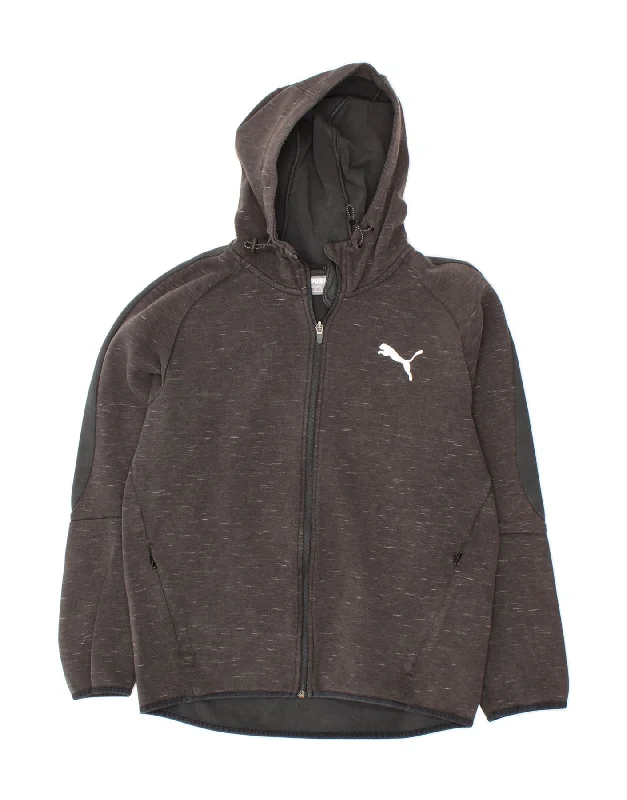 PUMA Mens Zip Hoodie Sweater Large Grey Flecked Cotton Rayon Fabric Velvet Fabric Corduroy Fabric PUMA Mens Zip Hoodie Sweater Large Grey Flecked Cotton Rayon Fabric Velvet Fabric Corduroy Fabric
