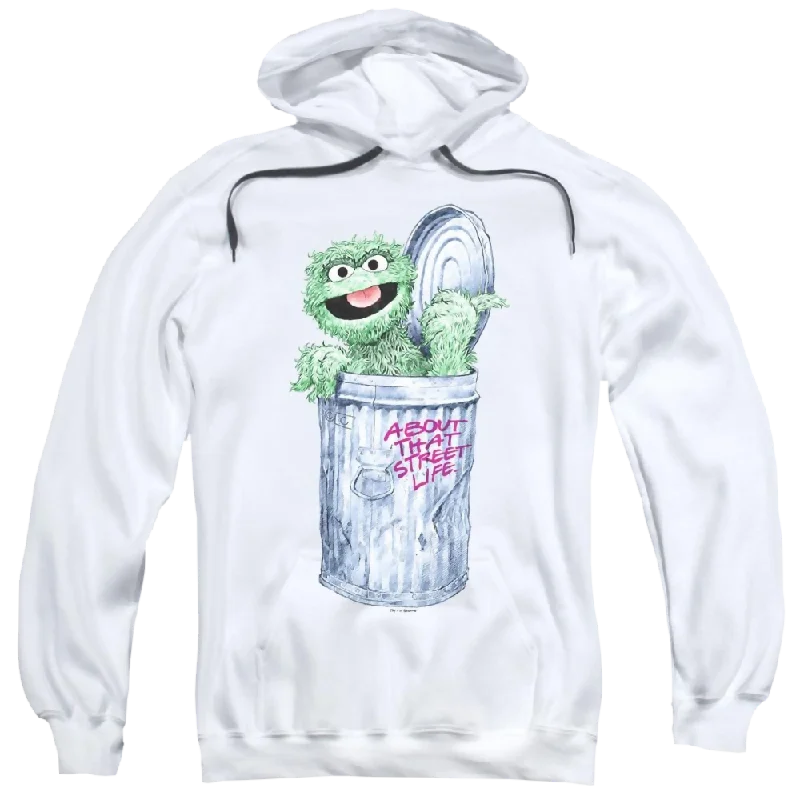 Sesame Street About That Street Life Pullover Hoodie Tight Sleeve Top