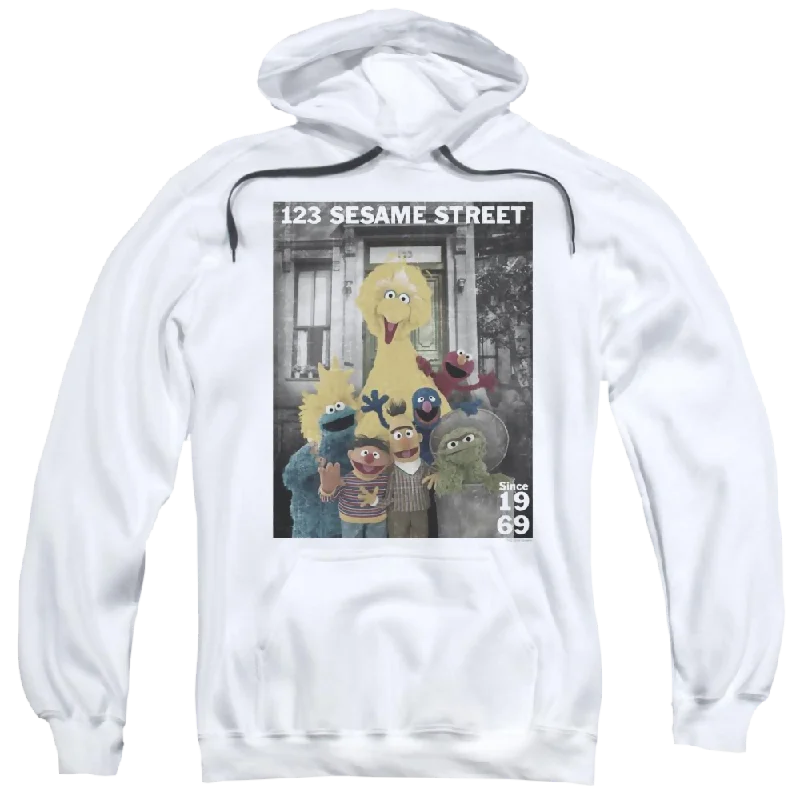 Sesame Street Best Address Pullover Hoodie Spaghetti Sleeve Top