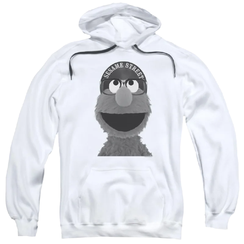 Sesame Street Elmo Lee Pullover Hoodie Slit Sleeve Stylish
