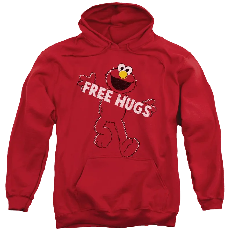 Sesame Street Free Hugs Pullover Hoodie Short Puff Sleeve