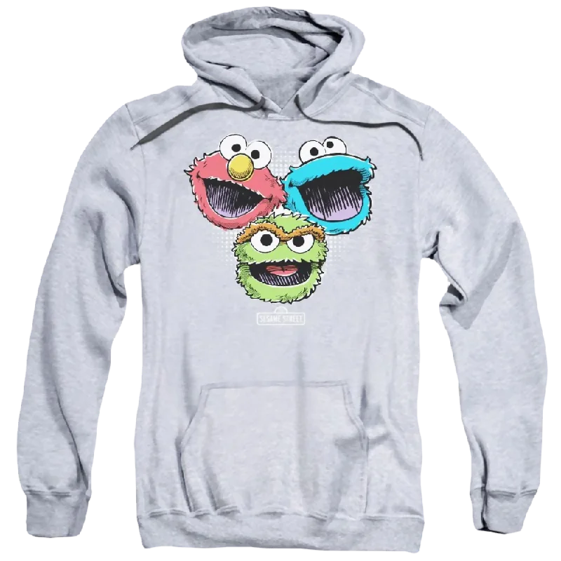 Sesame Street Halftone Heads Pullover Hoodie Set Sleeve Pullover