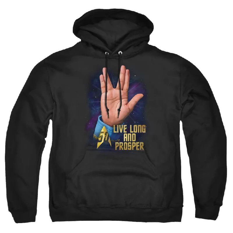 Star Trek Llap 50 Pullover Hoodie Lantern Sleeve Elegant