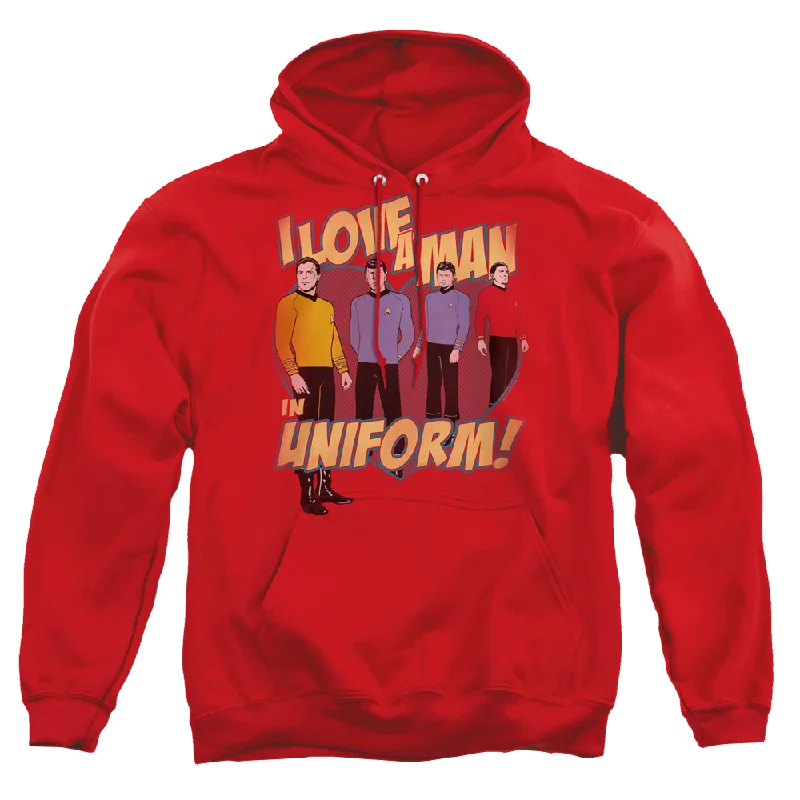 Star Trek Man In Uniform Pullover Hoodie Flare Sleeve Stylish