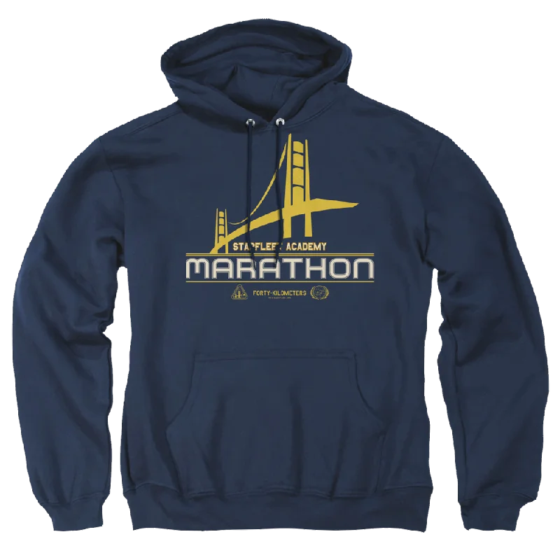 Star Trek Marathon Logo Pullover Hoodie Elbow Length Sleeve