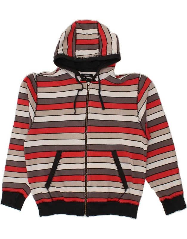VINTAGE Womens Zip Hoodie Sweater UK 14 Medium Multicoloured Striped Faux Fur Fabric Real Fur Fabric Shearling Fabric VINTAGE Womens Zip Hoodie Sweater UK 14 Medium Multicoloured Striped Faux Fur Fabric Real Fur Fabric Shearling Fabric