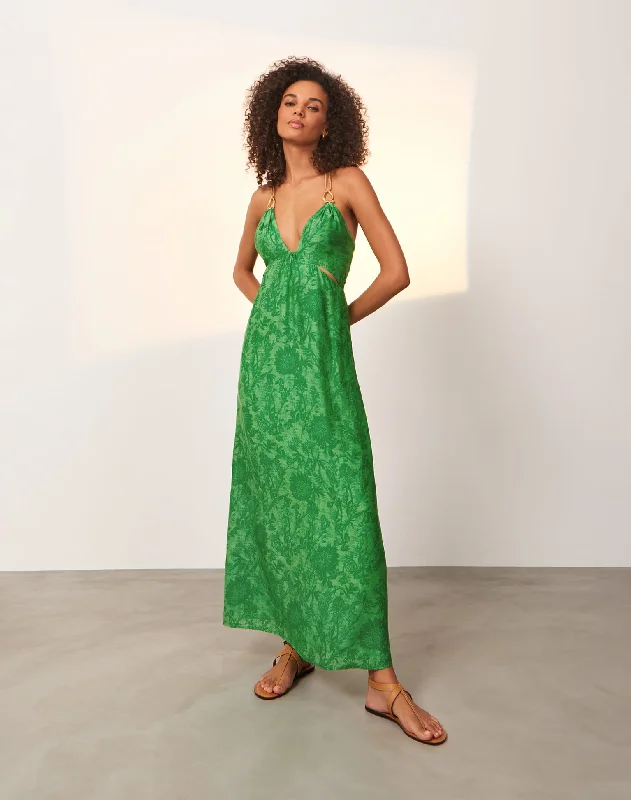 Angie Long Dress - Lennox Seaside empire Waist empire