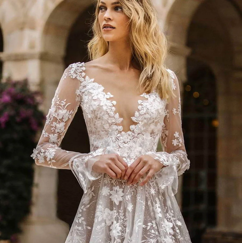 New Women's Lace Party Ball Prom Gown Long Dress Floral Print girly