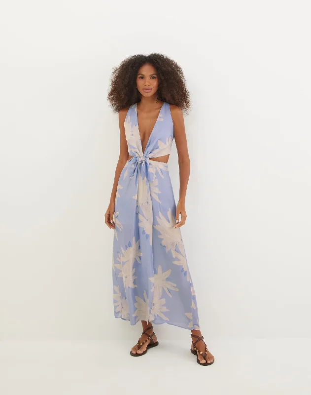 Nadi Long Dress - Maliblue Tunics Stylish modern